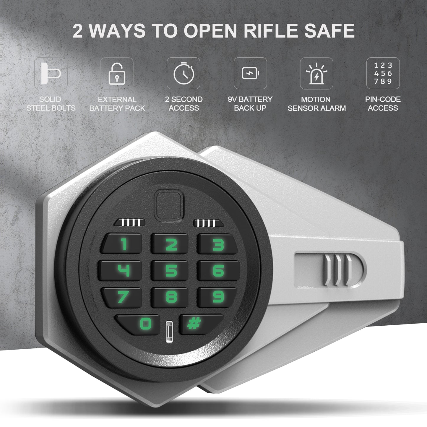M-50/ Marcree 2.5 Cub Safe Box, Safes for Home with Digital Keypad